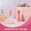 Makeup Sponge with Handle Aluminum Ergonomic Soft Mushroom Head Foundation Blending Applicator 3PCS 2