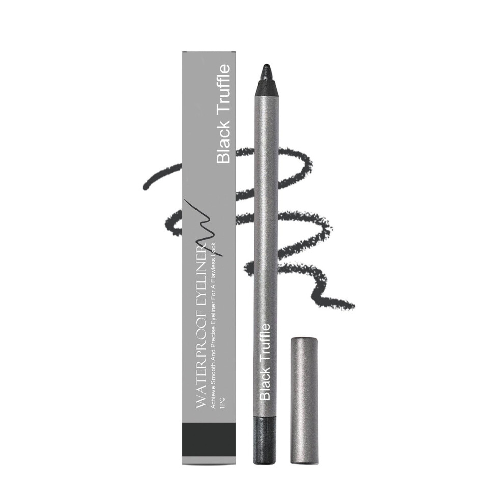 Black Waterproof Gel Eyeliner Pencil Truffle Â Smudge Proof Long Lasting Precision Eye Makeup