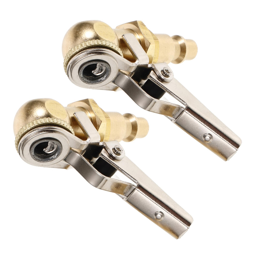 2 Pack Quick Connect Locking Tire Inflator Air Chucks With Internal Thread And Clamp 9169991678566