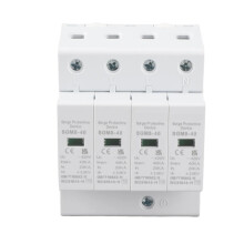 4P 20KA40KA DIN Rail Mounted Surge Protector Lightning Arrester for Surge Protection