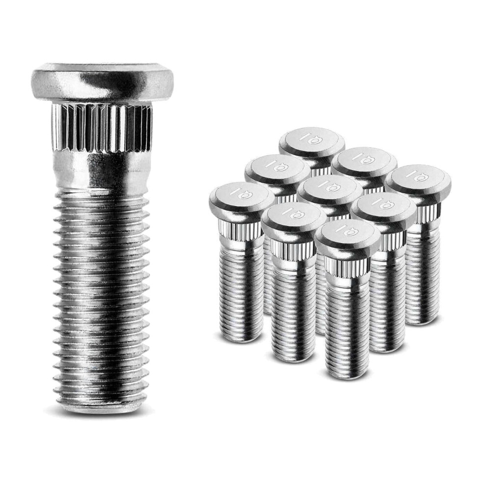 M121.50 Wheel Studs 10 Pack Lug Nuts Front Rear Replacement For Honda Accord Civic Crv 9053599212126