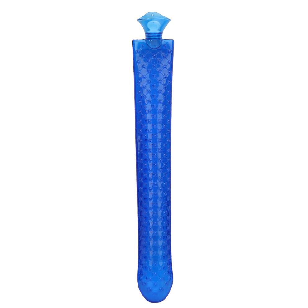 Violet PVC Hot Water Bottle 80x11cm for Winter Warm Hands & Feet