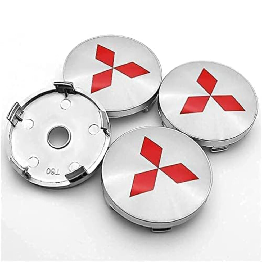60Mm Car Hub Centre Caps For Mitsubishi Colt, Waterproof Dustproof Rim Covers, Set Of 4 9169991679877