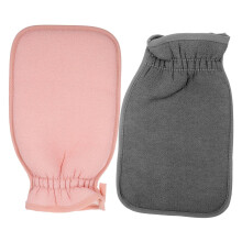 Exfoliating Shower Gloves 2 Pack for Men and Women Deep Clean Bath Scrub Mitts with Gentle Skin Care