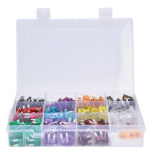 Complete Automotive Fuse Assortment Kit, Blade Type Automotive Fuses Anti Corrosive Plated Zinc Alloy Quick Blowing Overload Protection For Rv Marine