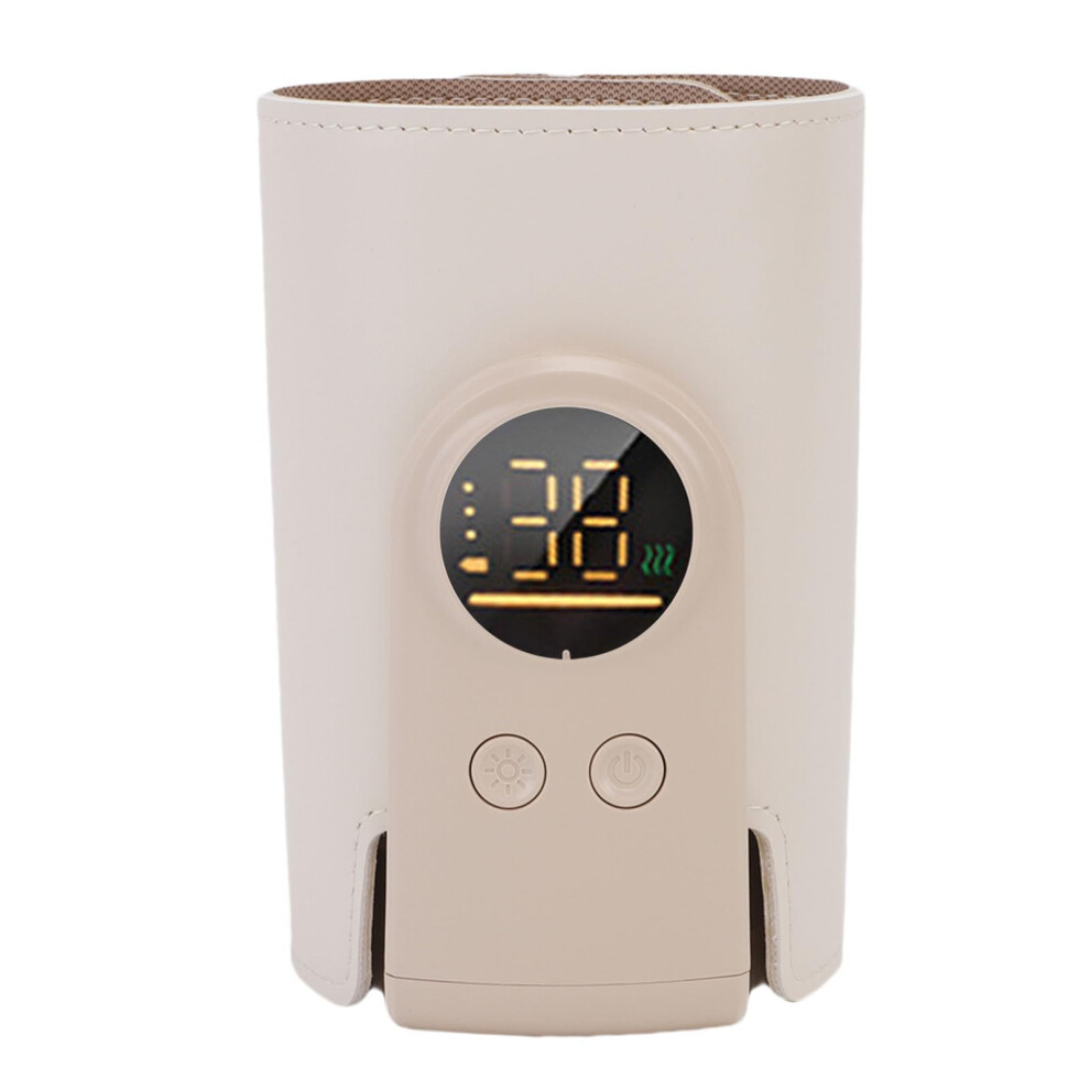 Portable Milk Warmer with Constant Temperature Control, Cordless Baby Bottle Warmer Flask for Travel