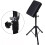 Tattoo Arm Rest Adjustable Height Stand with 180 Rotation Ergonomic Padding Foldable Tripod Base 5