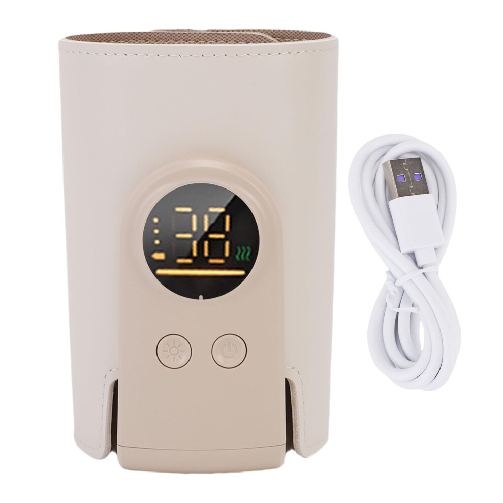 Portable Rechargeable Baby Bottle Warmer, Fast Heating, 6 Temp Levels, Night For Travel Light