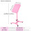 Pink Adjustable Tattoo Arm Rest Stand with 360 Panel, Cushioned Pad and Stable FourCorner Base 5