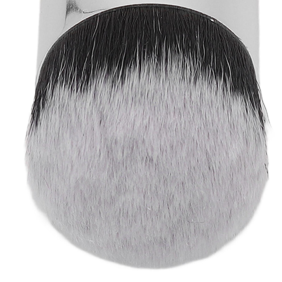 Pink/Silver Portable Foundation Brush Duo