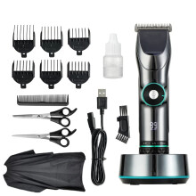 Professional Cordless Hair Clipper and Beard Trimmer for Men with Fast Charging Low Noise Operation