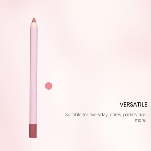 Matte Lip Liner Bean Paste Pink with Precision Sculpting Tip and Creamy Glide Formula 2