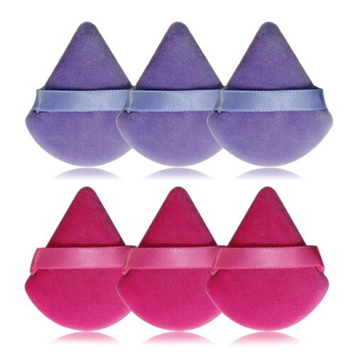 Triangle Powder Puff Makeup Sponge Set, Soft DualUse, Washable Reusable for Face 2