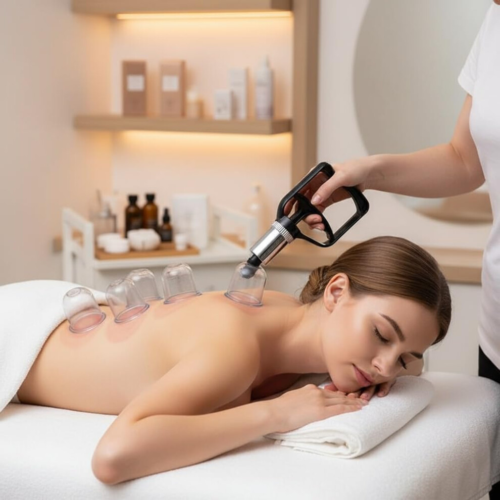 Cupping Therapy Vacuum Pump with ProfessionalGrade Suction and Ergonomic Grip for Massage