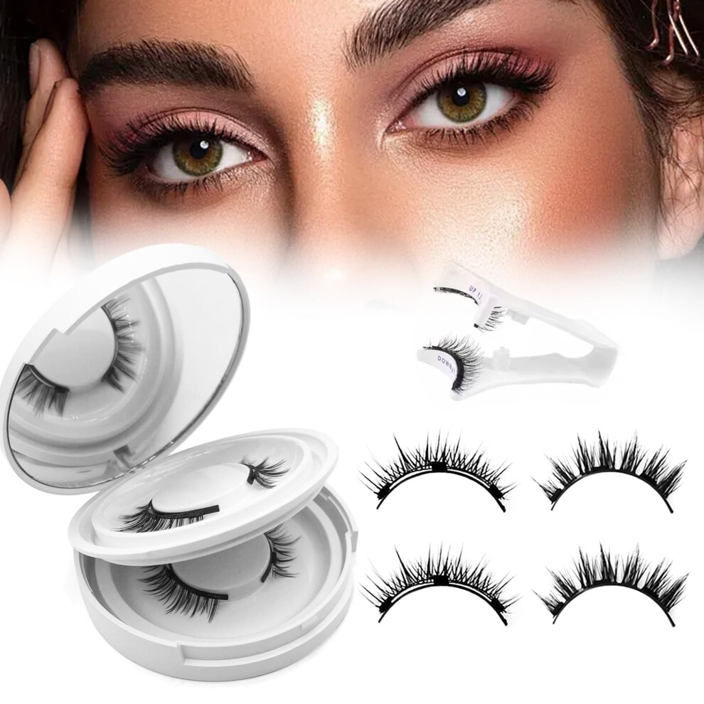 Magnetic Eyelashes with Applicator, Reusable Natural Look Magnetic Lashes No Glue for Women 03 06