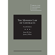 The Modern Law of Contracts by James J. White Hardcover Book