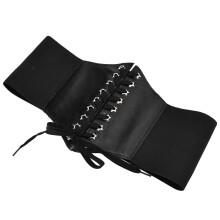 Cintura in vita retrò PU/metallo, 74cm/29,1in, 1 pezzo