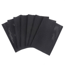 10 Pcs Black Hair Styling Clips with NonSlip Square Grip, Salon Sectioning Holders Set