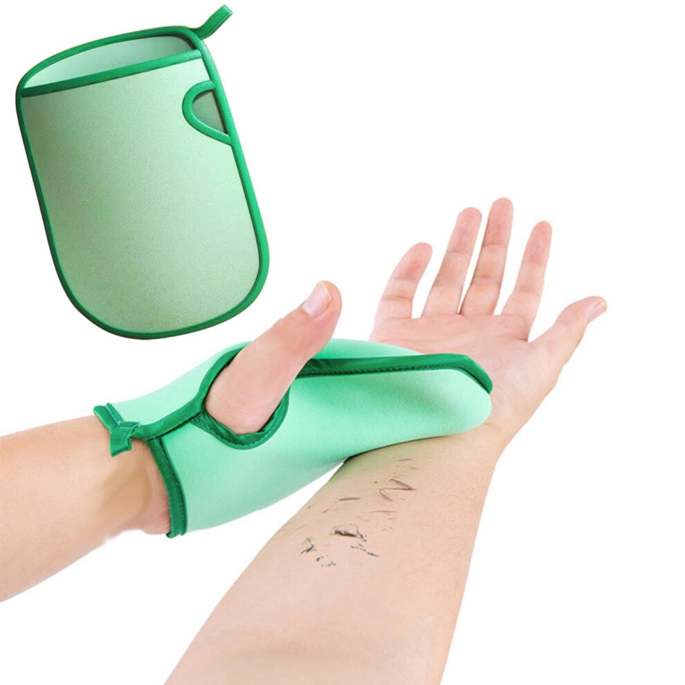 Exfoliating Bath Glove with Single Finger Design for Gentle Body Scrub on Sensitive and Baby Skin