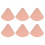 6pcs Mini Makeup Sponge Triangle Puff for Foundation and Concealer Wet Dry Use Seamless Coverage 1