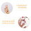 6pcs Mini Makeup Sponge Triangle Puff for Foundation and Concealer Wet Dry Use Seamless Coverage 2
