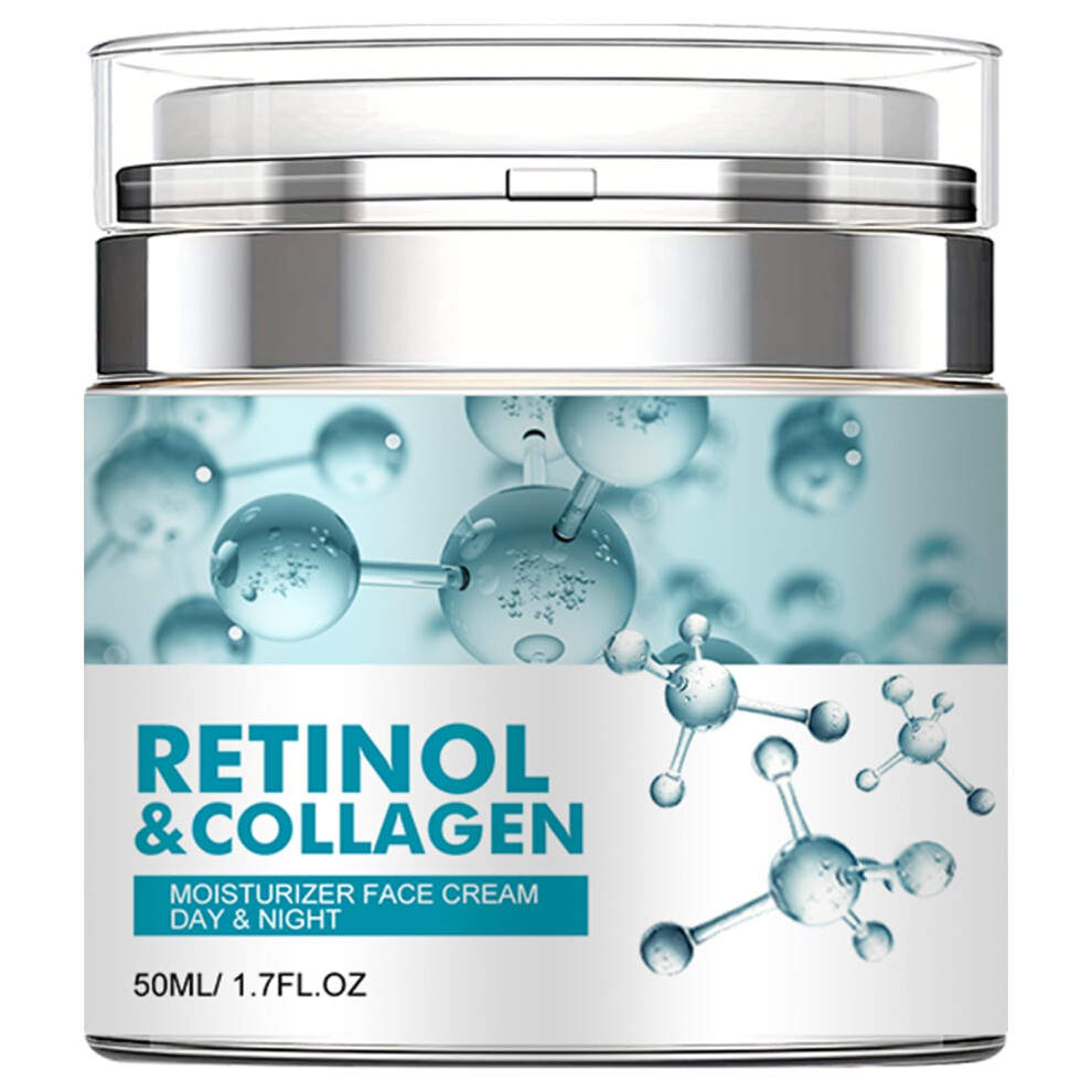 Cream Retinol Anti Aging Face Moisturizer With Collagen And Hyaluronic Acid For Wrinkles