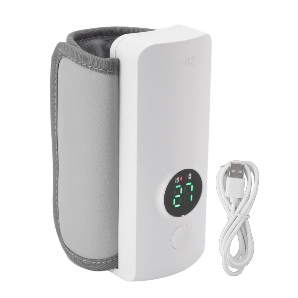 Portable USB Baby Bottle Warmer with Fast Heating and Thermal Insulation for Travel and Nursing