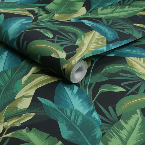 ENVY Envy Leaf It Out Wallpaper | Midnight 1