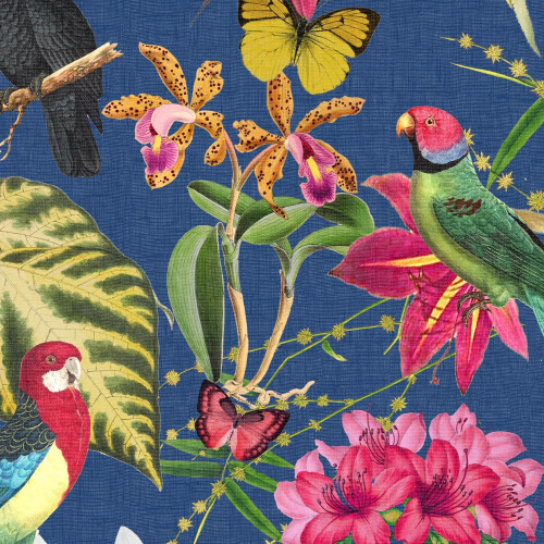 ENVY Envy Paradiso Floral Wallpaper | Deep Navy 2