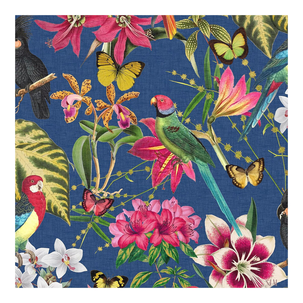 Envy Paradiso Floral Wallpaper | Deep Navy