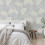 Superfresco Easy Superfresco Easy Scattered Leaves Floral Duck Egg Blue Wallpaper 4