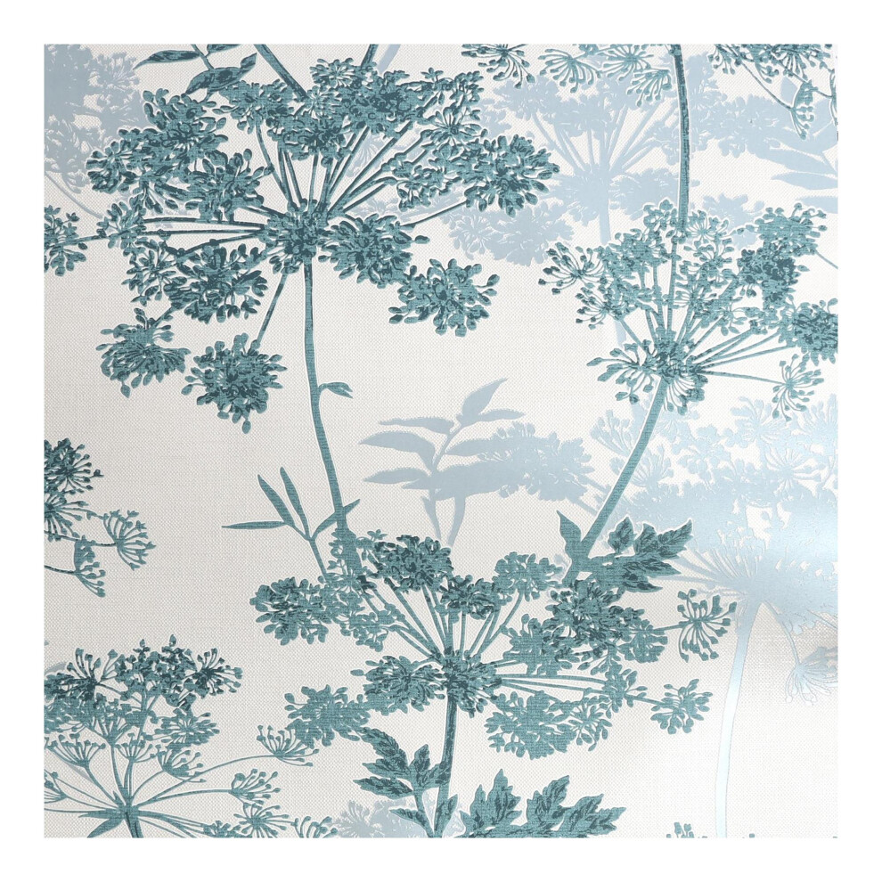 Superfresco Meadow Floral Teal Wallpaper 5011583660098