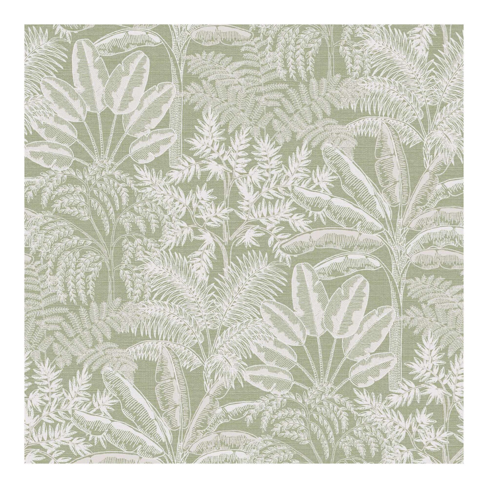 Superfresco Easy Intrigue Sage Wallpaper Green