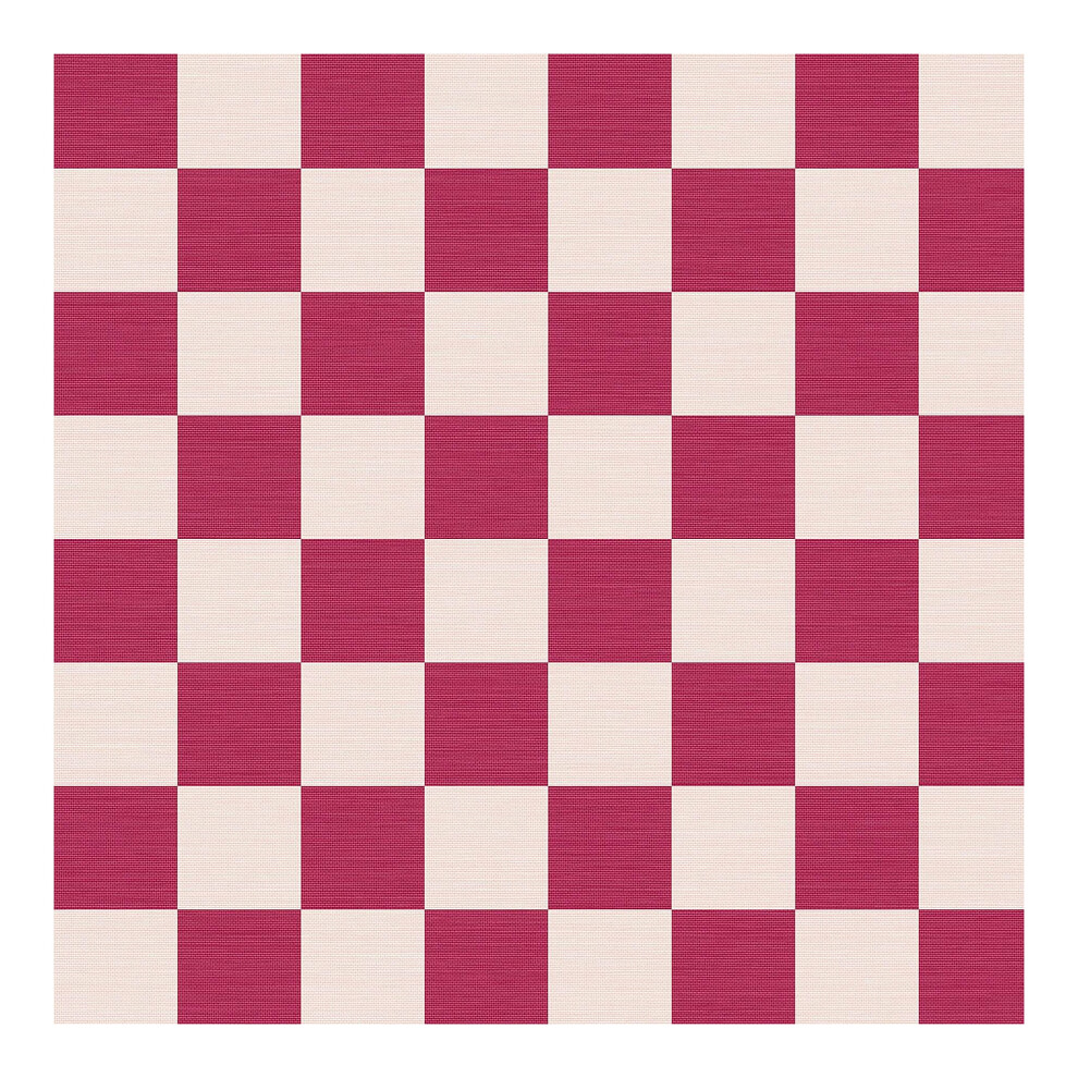 Envy Check Me Out Rasberry Checkered Wallpaper Pink