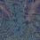 Superfresco Easy Superfresco Easy Scattered Leaves Floral Blue/Copper Wallpaper 2