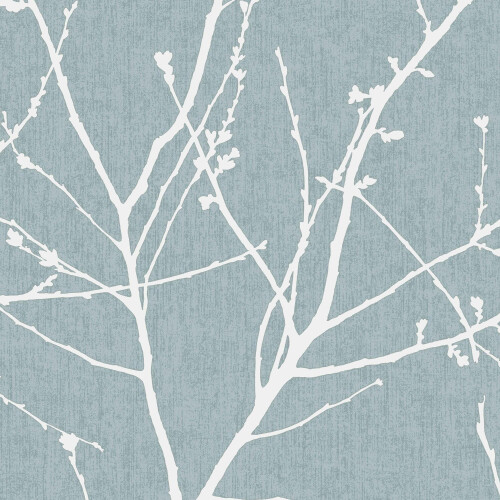 Superfresco Easy Superfresco Easy Innocence Branch Duck Egg Metallic Wallpaper 2