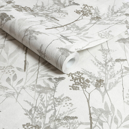 Superfresco Easy Superfresco Easy Solstice Neutral Floral Wallpaper 1