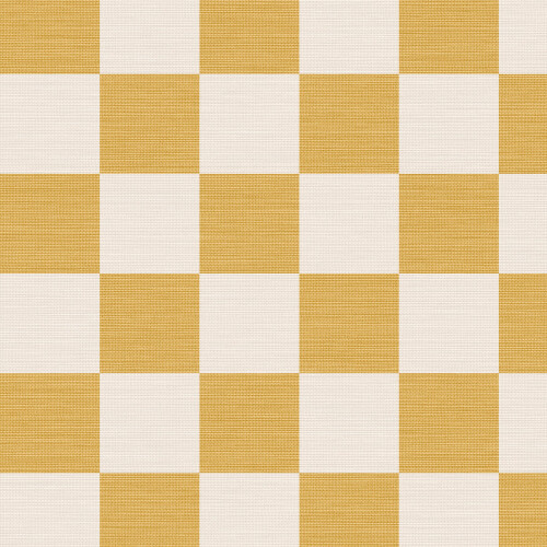 ENVY Envy Check me Out Butterscotch Yellow Checkered Wallpaper 2