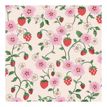 Cath Kidston Strawberry Spring Floral Wallpaper