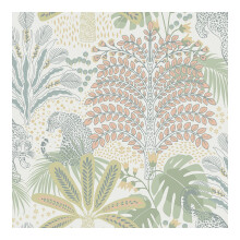 Envy Savannah Pastels Natural Floral Wallpaper