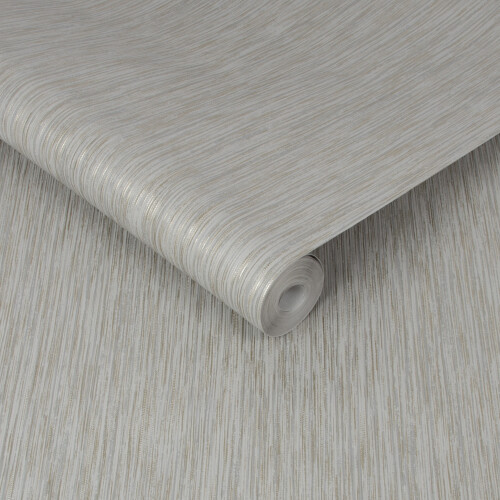 Superfresco Easy Supefresco Easy Beka Grey/Pale Gold Metallic Textured Paste the Wall Wallpaper 1