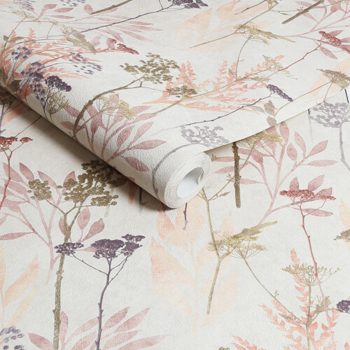 Superfresco Easy Superfresco Easy Solstice Pink Floral Wallpaper 1
