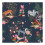 Cath Kidston Painted Kingdom Navy Floral Wallpaper 1