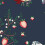 Cath Kidston Painted Kingdom Navy Floral Wallpaper 3