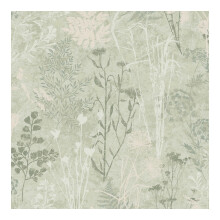 Superfresco Easy Sage Metallic Organics Floral Wallpaper