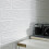 Superfresco Paintable Brick Effect Textured White Durable Wallpaper 4