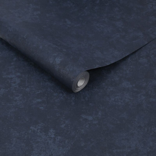 Superfresco Easy Superfresco Easy Navy Textured Organics Plain Wallpaper 1