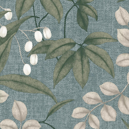 Superfresco Easy Superfresco Easy Persephone Duck Egg Blue Floral Wallpaper 1