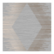 Superfresco Easy Grey & Rose Gold Serenity Large Scale Geometric Wallpaper