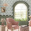 Cath Kidston Ribbon Bow Sage Wallpaper 6